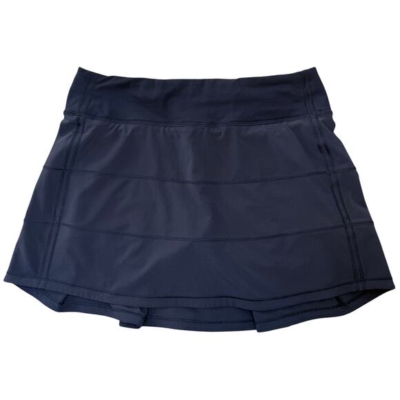 Lululemon Pace Rival Skirt 4-way Stretch Skort 14" Length Size 6 Black NWOT - Picture 2 of 9